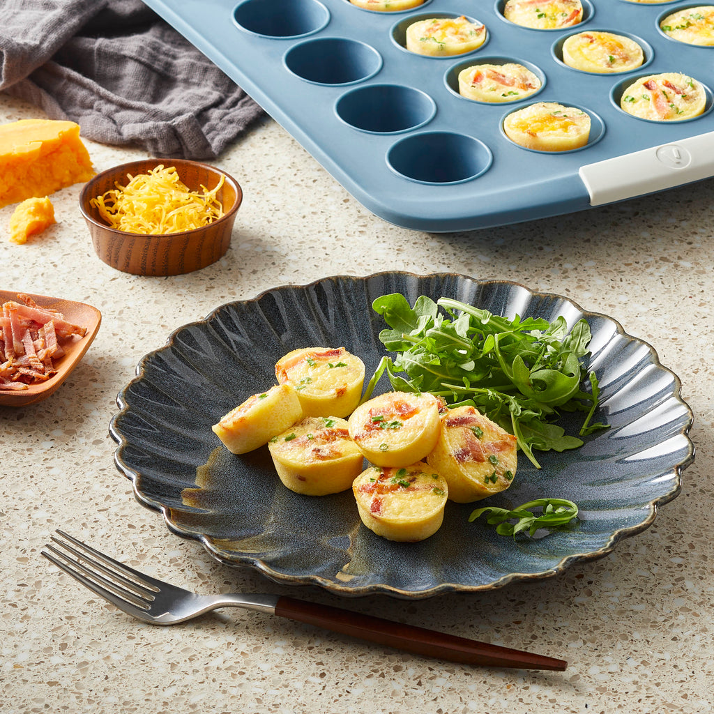 Mini Bacon-Cheddar Egg Bites
